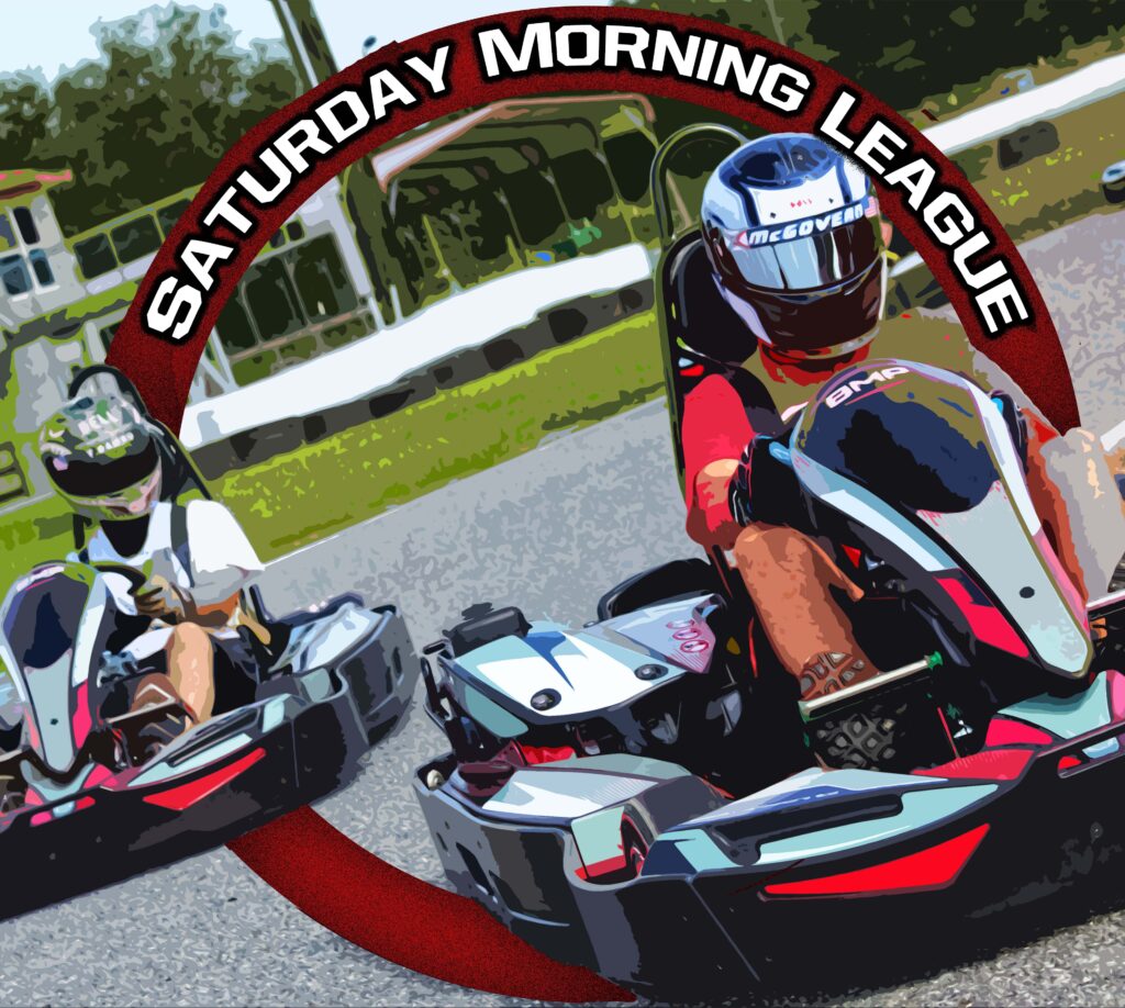 Saturday iDrive Kart League Logo