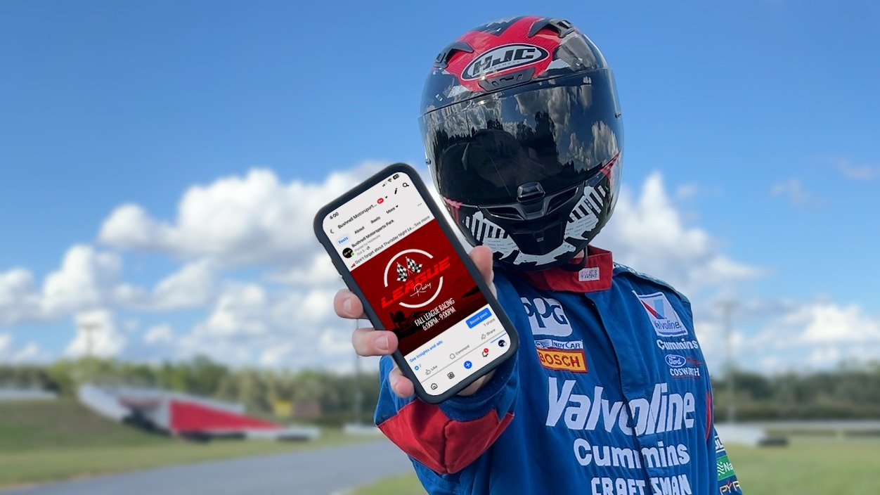 Sponsors Social Bushnell Motorsports Park Track Shack Logo