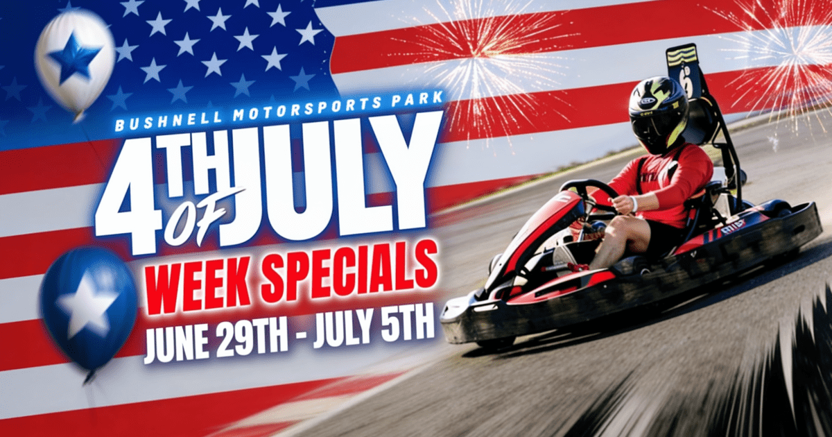 BMP-4thofJuly-Blog-Header 4th of July go-kart specials at Bushnell Motorsports Park