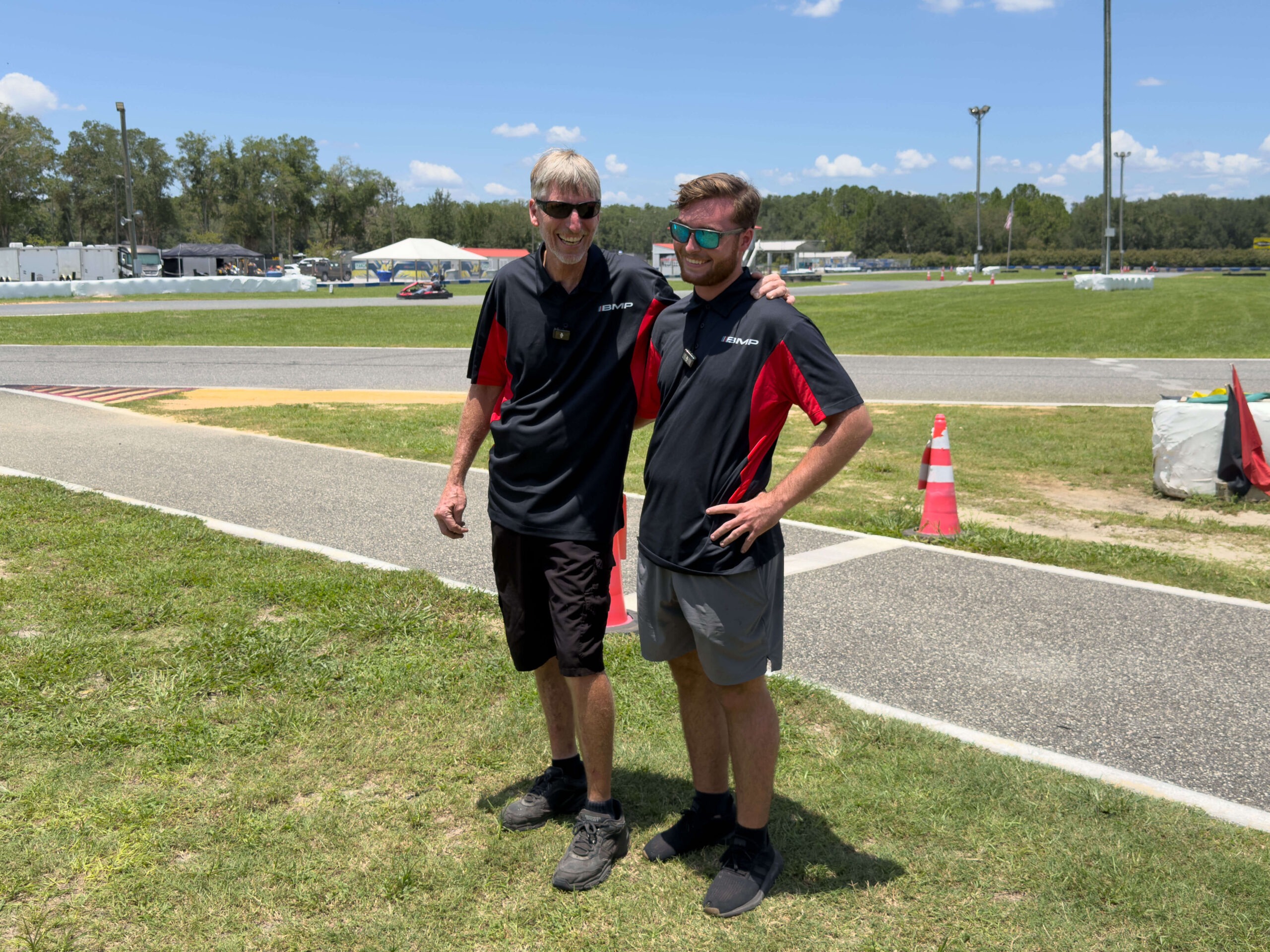 BMP coach working with a driver trackside